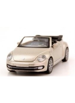 Модель автомобиля "Volkswagen Beetle Cabrio 1:87", серебристый