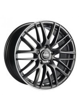 Диск колёсный литой MM579 7.5x17, 5x114,3, ET45, D67.1, черный с полированным ободом (GBRP) оптом