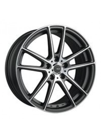 Диск колёсный литой N931 7.5x18, 5x100, ET45, D56.1, матовый темно-серый с полировкой (MGMFP) оптом