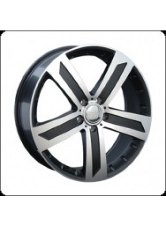 Диск колёсный литой MB85 8x19, 5x112, ET60, D66.6, серый глянец, полированнные спицы и обод (GMF) оптом