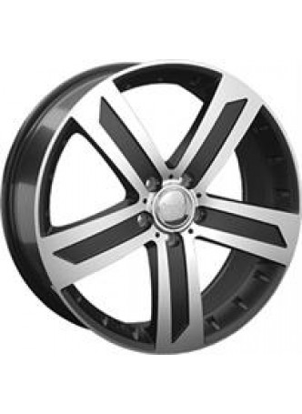 Диск колёсный литой MB85 8x19, 5x112, ET60, D66.6, черный с дымкой, полностью полированный (MBF) оптом