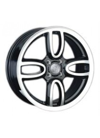 Диск колёсный литой MN1 7x17, 4x100, ET48, D56.1, черный глянец, полированнная лицевая сторона диска (BKF) оптом