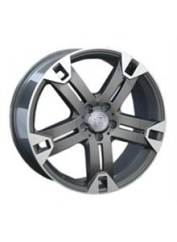 Диск колёсный литой "MB101 8.5x19, 5x112, ET60, D66.6, серый глянец, полированнные спицы и обод (GMF)"