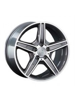 Диск колёсный литой "MB64 8x18, 5x112, ET50, D66.6, насыщенный темно-серый полностью полированный (GMF)"
